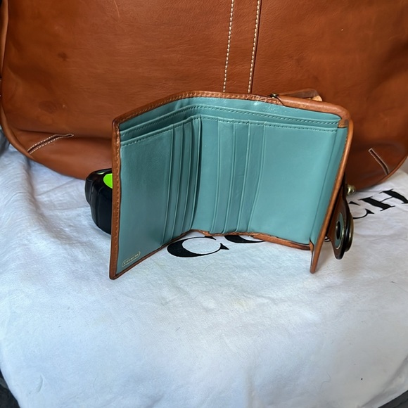 Coach Maude Natural XXL Ergo Tote Overnight Carryall & French Frame Wallet - Picture 7 of 16